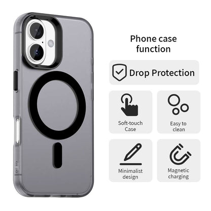 MagSafe Case for Apple iPhone 16 Plus, Techsuit, CandyCase, Black