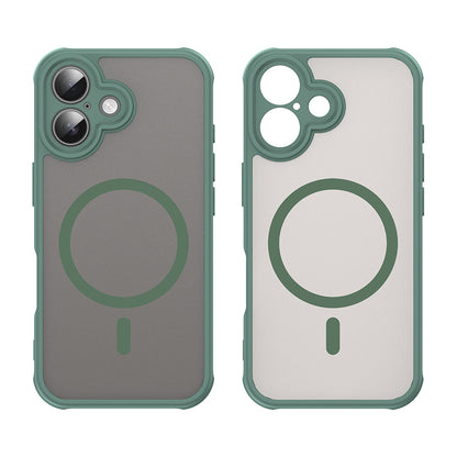 MagSafe Case for Apple iPhone 16 Plus, Techsuit, HaloFrost II, Green