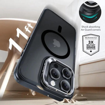 MagSafe Case for Apple iPhone 16 Pro, ESR, Classic Hybrid Kickstand Slide, Satin Black