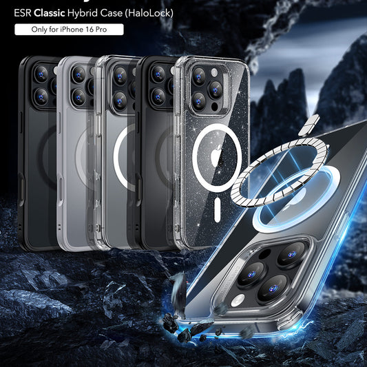 MagSafe Case for Apple iPhone 16 Pro, ESR, Classic Hybrid, Transparent