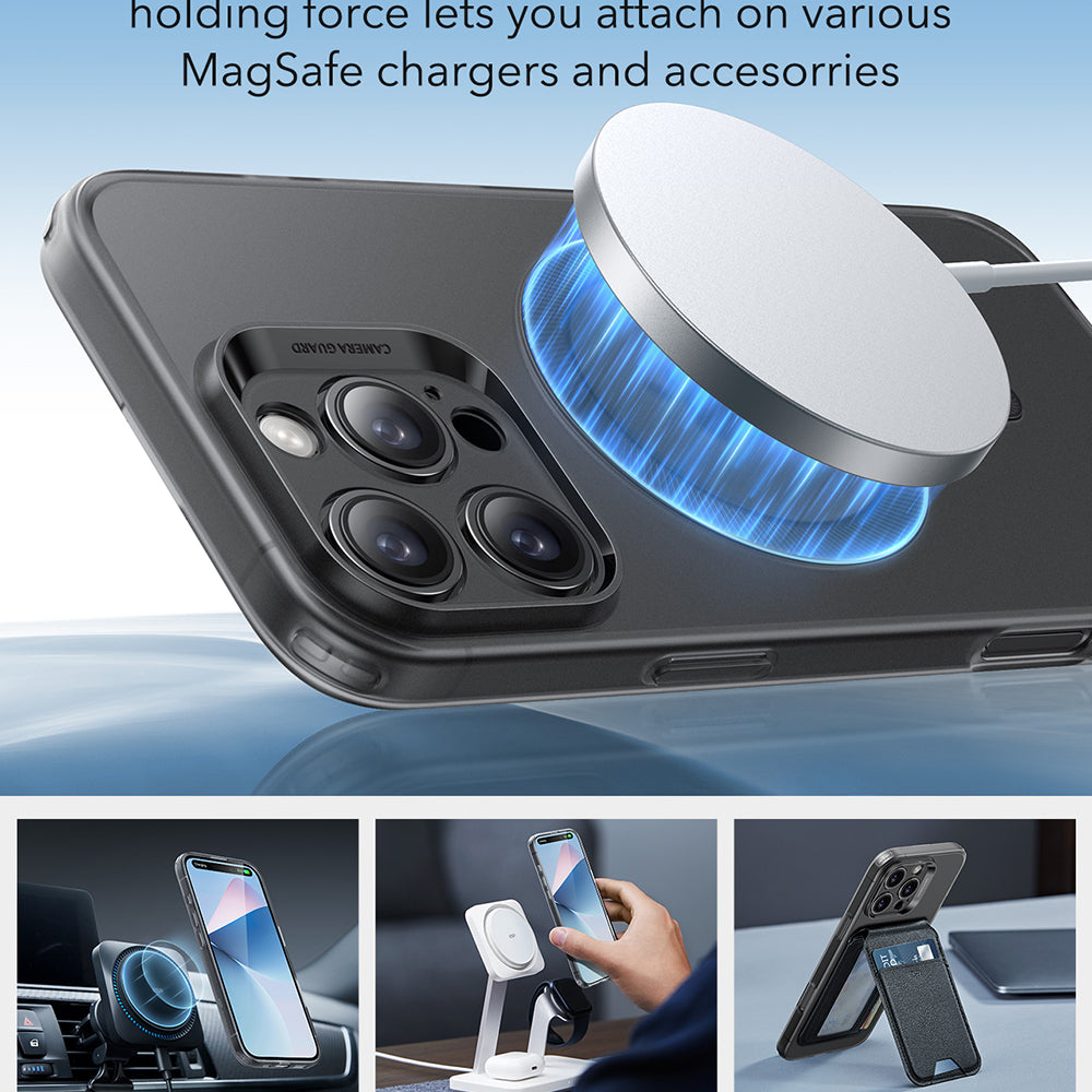 MagSafe Case for Apple iPhone 16 Pro Max, ESR, Zero, Satin Black