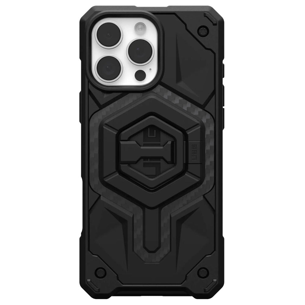 MagSafe Case for Apple iPhone 16 Pro Max, Urban Armor Gear, Monarch Pro Carbon Bundle, Black