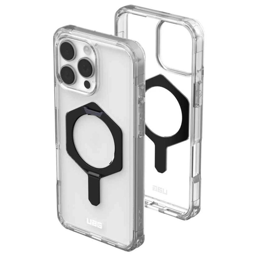 MagSafe Case for Apple iPhone 16 Pro Max, Urban Armor Gear, Plyo XTE, Transparent Black