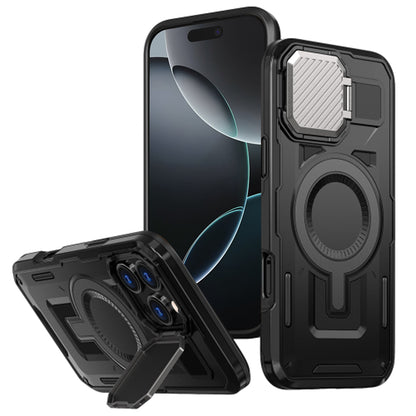 MagSafe Case for Apple iPhone 16 Pro, Techsuit, CamVault, Black