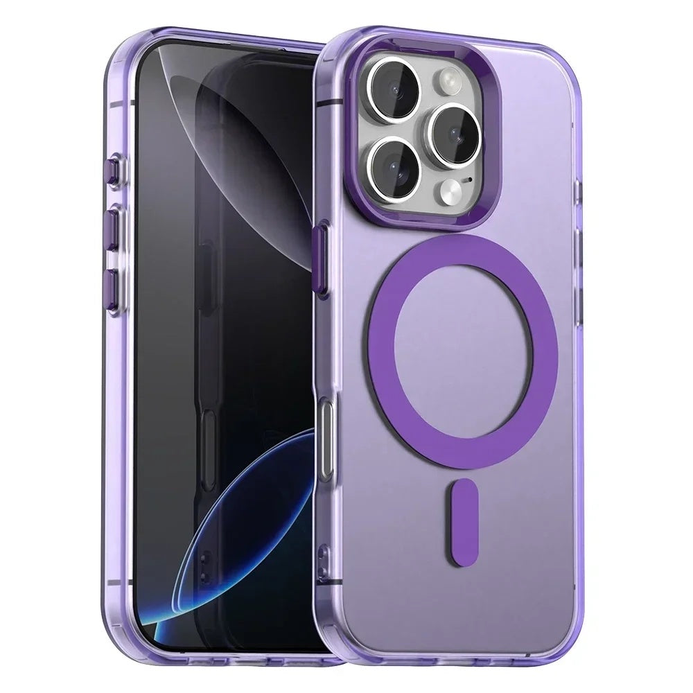 MagSafe Case for Apple iPhone 16 Pro, Techsuit, CandyCase, Purple