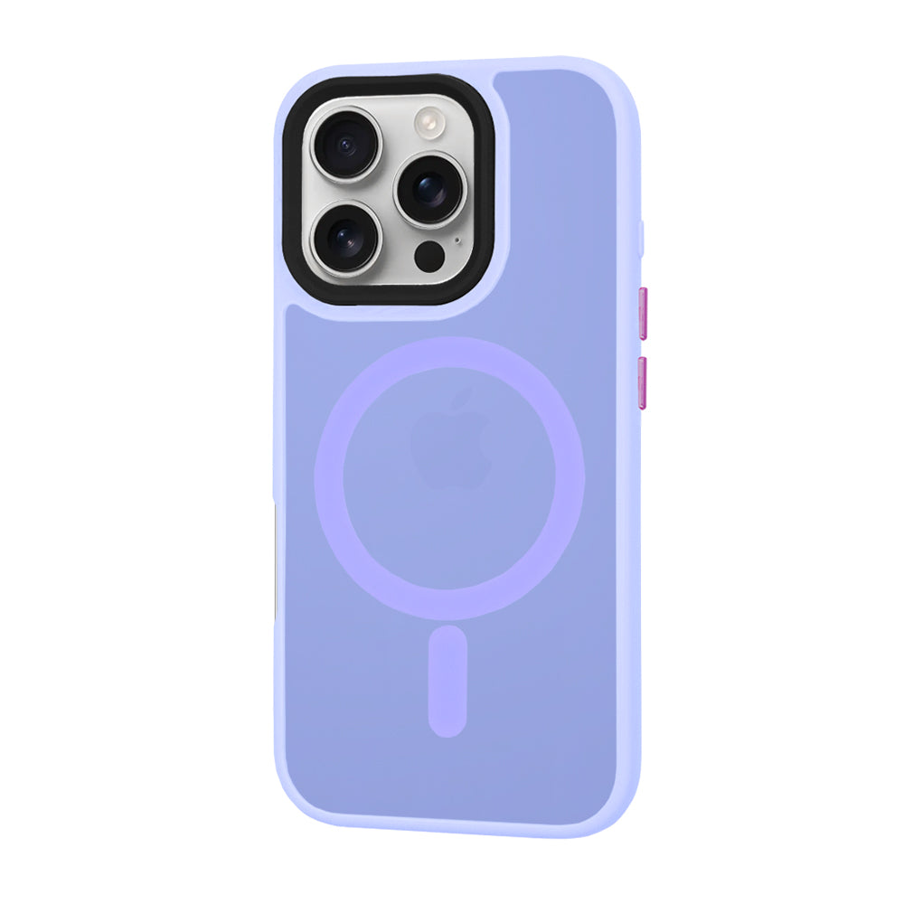 MagSafe Case for Apple iPhone 16 Pro, Techsuit, HaloFrost, Light Purple
