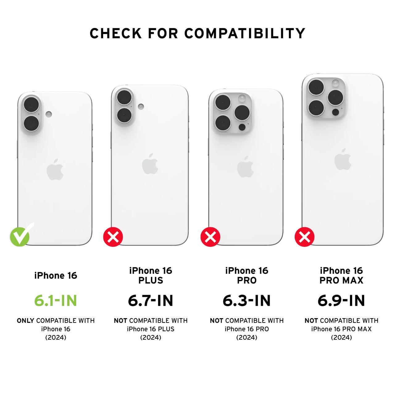 MagSafe Case for Apple iPhone 16 Pro, Urban Armor Gear, Pathfinder Clear, Gray