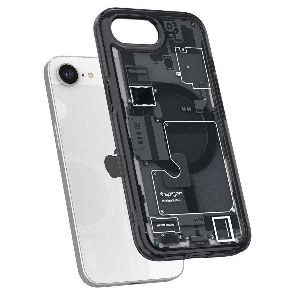 MagSafe Case for Apple iPhone 17e / 16e, Spigen, Ultra Hybrid Zero One, Black