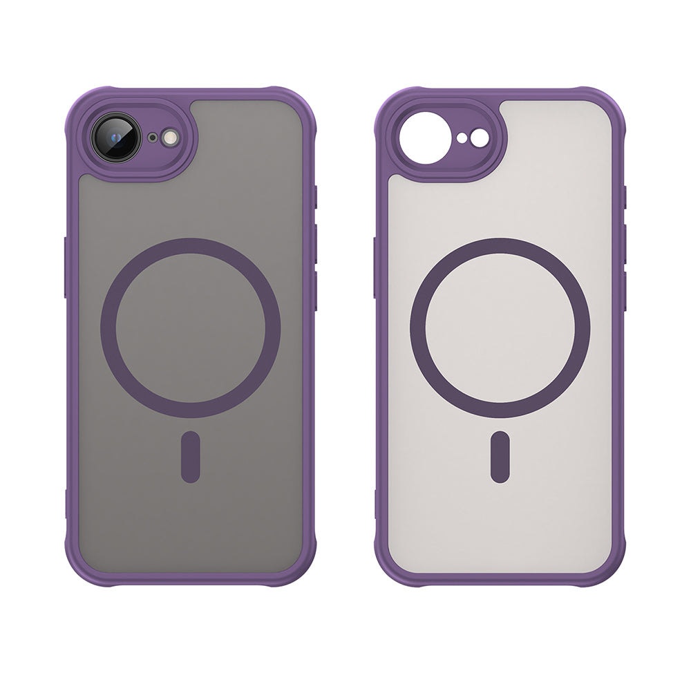 MagSafe Case for Apple iPhone 17e / 16e, Techsuit, HaloFrost II, Purple