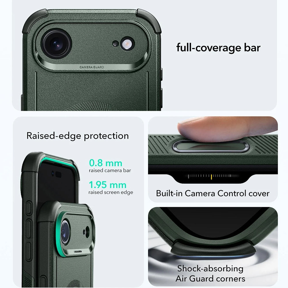 MagSafe Case for Apple iPhone 17 Air, ESR, Cyber, Green