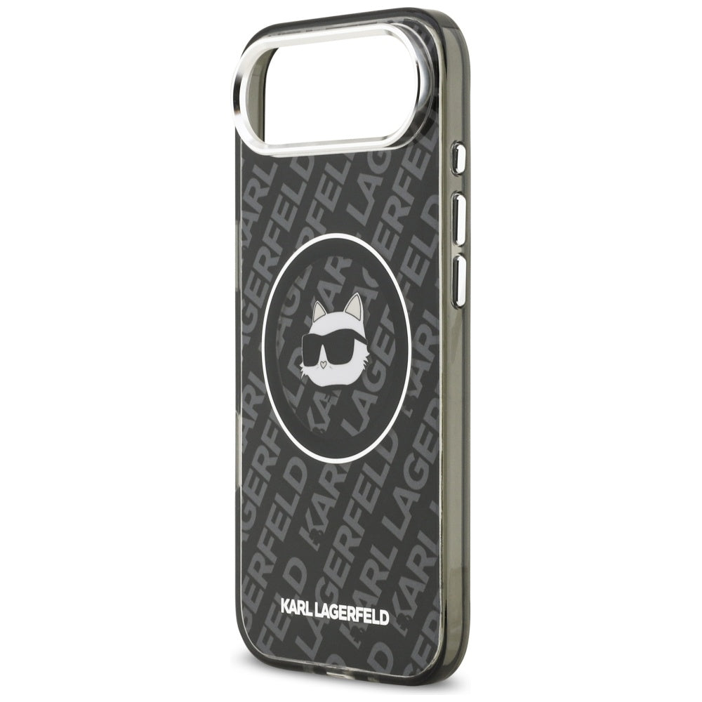 MagSafe Case for Apple iPhone 17 Air, Karl Lagerfeld, IML Choupette's Head, Black