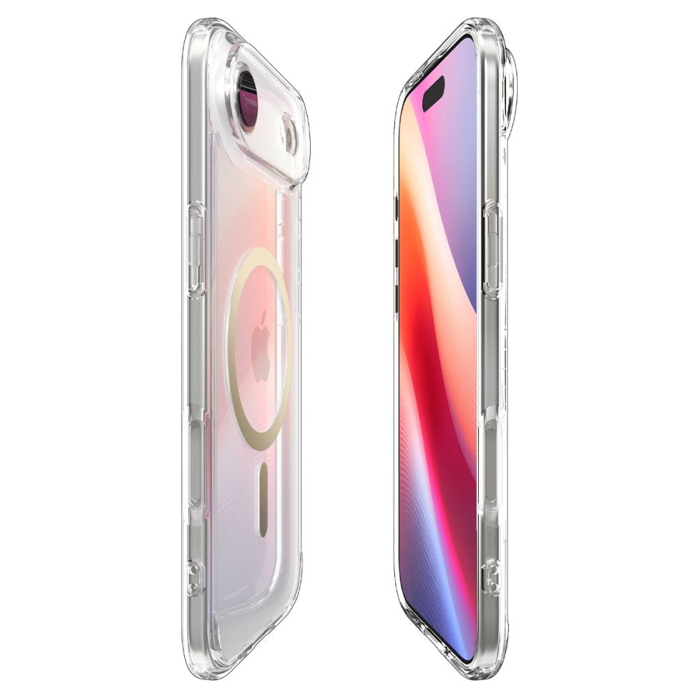 MagSafe Case for Apple iPhone 17 Air, Spigen, Ultra Hybrid, Transparent Gold