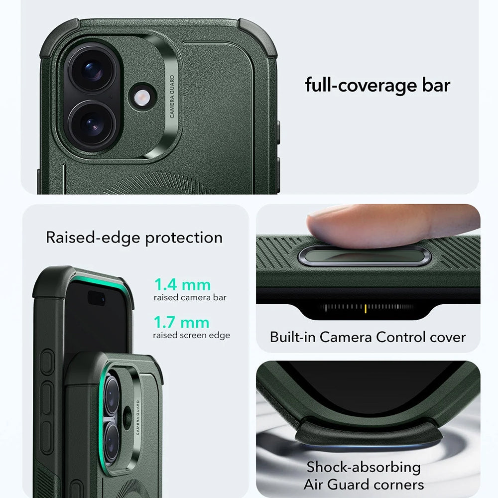 MagSafe Case for Apple iPhone 17, ESR, Cyber, Green