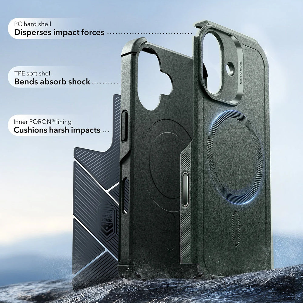 MagSafe Case for Apple iPhone 17, ESR, Cyber, Green
