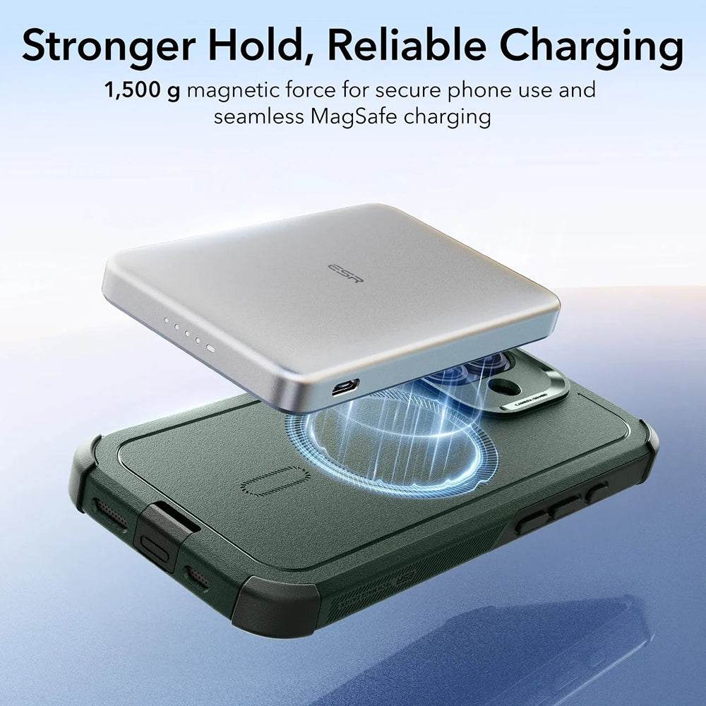 MagSafe Case for Apple iPhone 17, ESR, Cyber, Green