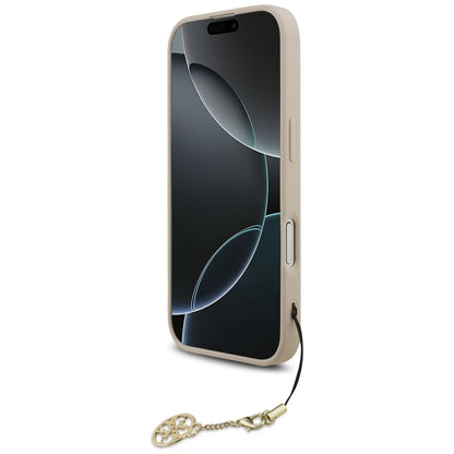 MagSafe Case for Apple iPhone 17, Guess, 4G Charm Cradle, Pink