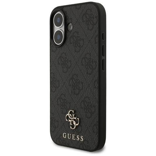 MagSafe Case for Apple iPhone 17, Guess, 4G Small and Classic Logo, Black