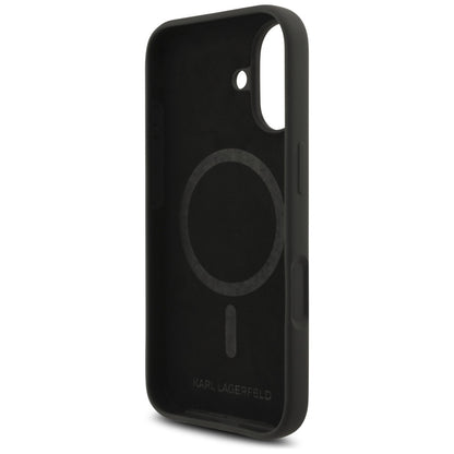 MagSafe Case for Apple iPhone 17, Karl Lagerfeld, Ring Karl & Choupette, Black