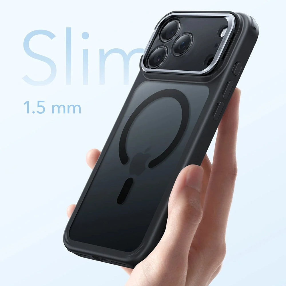MagSafe Case for Apple iPhone 17 Pro, ESR, Classic Hybrid Kickstand, Satin Black