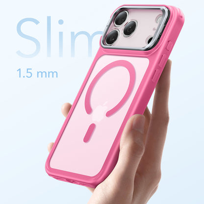 MagSafe Case for Apple iPhone 17 Pro, ESR, Classic Hybrid Kickstand, Satin Pink