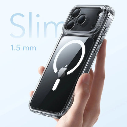 MagSafe Case for Apple iPhone 17 Pro, ESR, Classic Hybrid Kickstand, Transparent