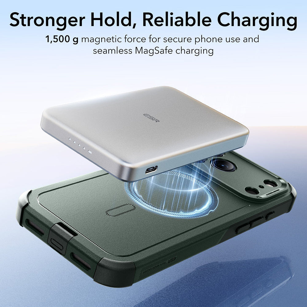 MagSafe Case for Apple iPhone 17 Pro, ESR, Cyber, Green