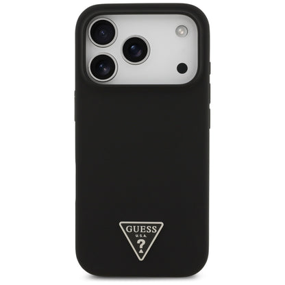 MagSafe Case for Apple iPhone 17 Pro, Guess, Triangle Logo, Black