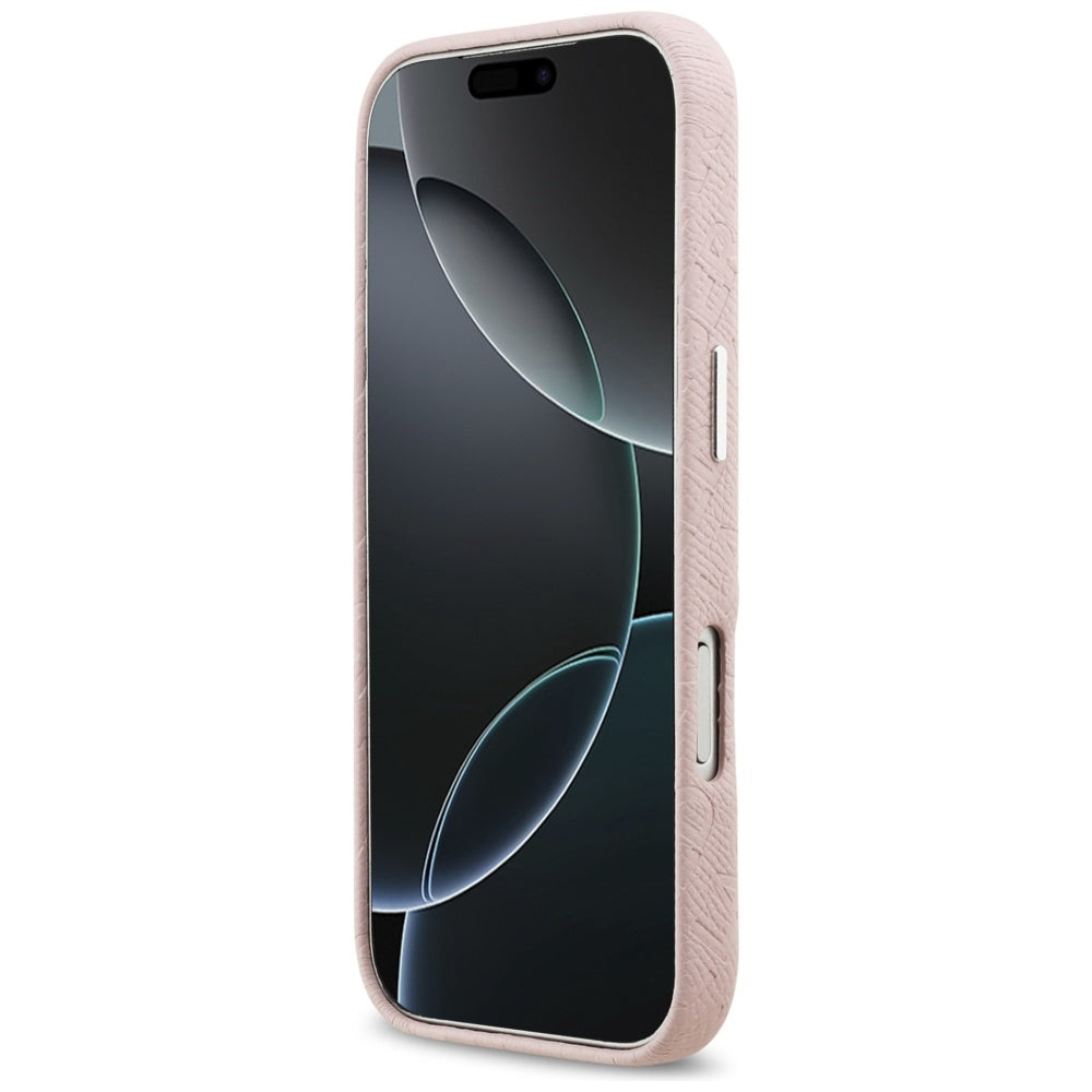 MagSafe Case for Apple iPhone 17 Pro, Karl Lagerfeld, FW Stamped Karl, Pink