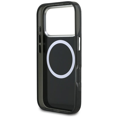 MagSafe Case for Apple iPhone 17 Pro, Karl Lagerfeld, IML KL Monogram, Black