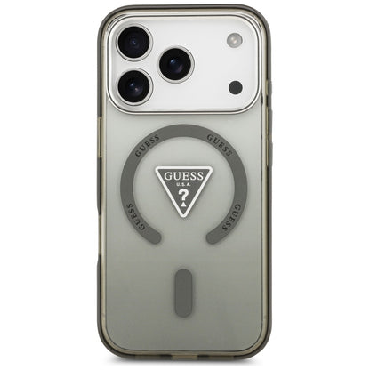MagSafe Case for Apple iPhone 17 Pro Max, Guess, IML Gradient Triangle Logo, Khaki