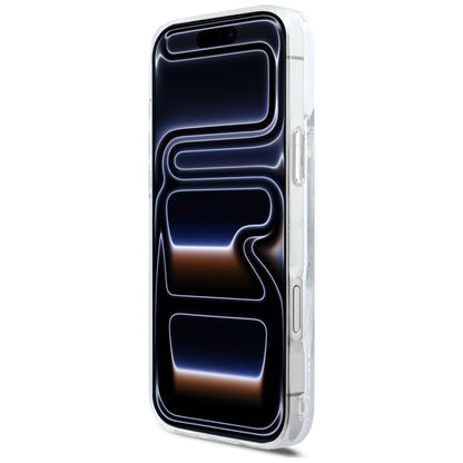 MagSafe Case for Apple iPhone 17 Pro Max, Karl Lagerfeld, Glitter Karl Script Logo, Transparent