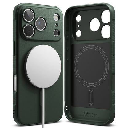 MagSafe Case for Apple iPhone 17 Pro Max, Ringke, Onyx, Dark Green
