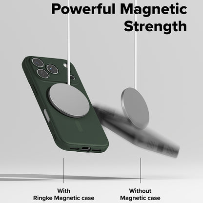 MagSafe Case for Apple iPhone 17 Pro Max, Ringke, Onyx, Dark Green