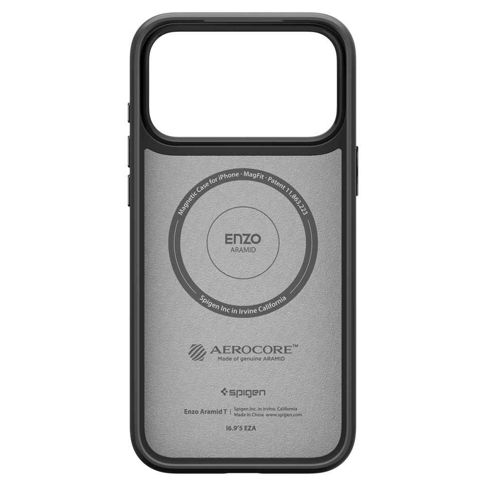MagSafe Case for Apple iPhone 17 Pro Max, Spigen, Enzo Aramid T, Black