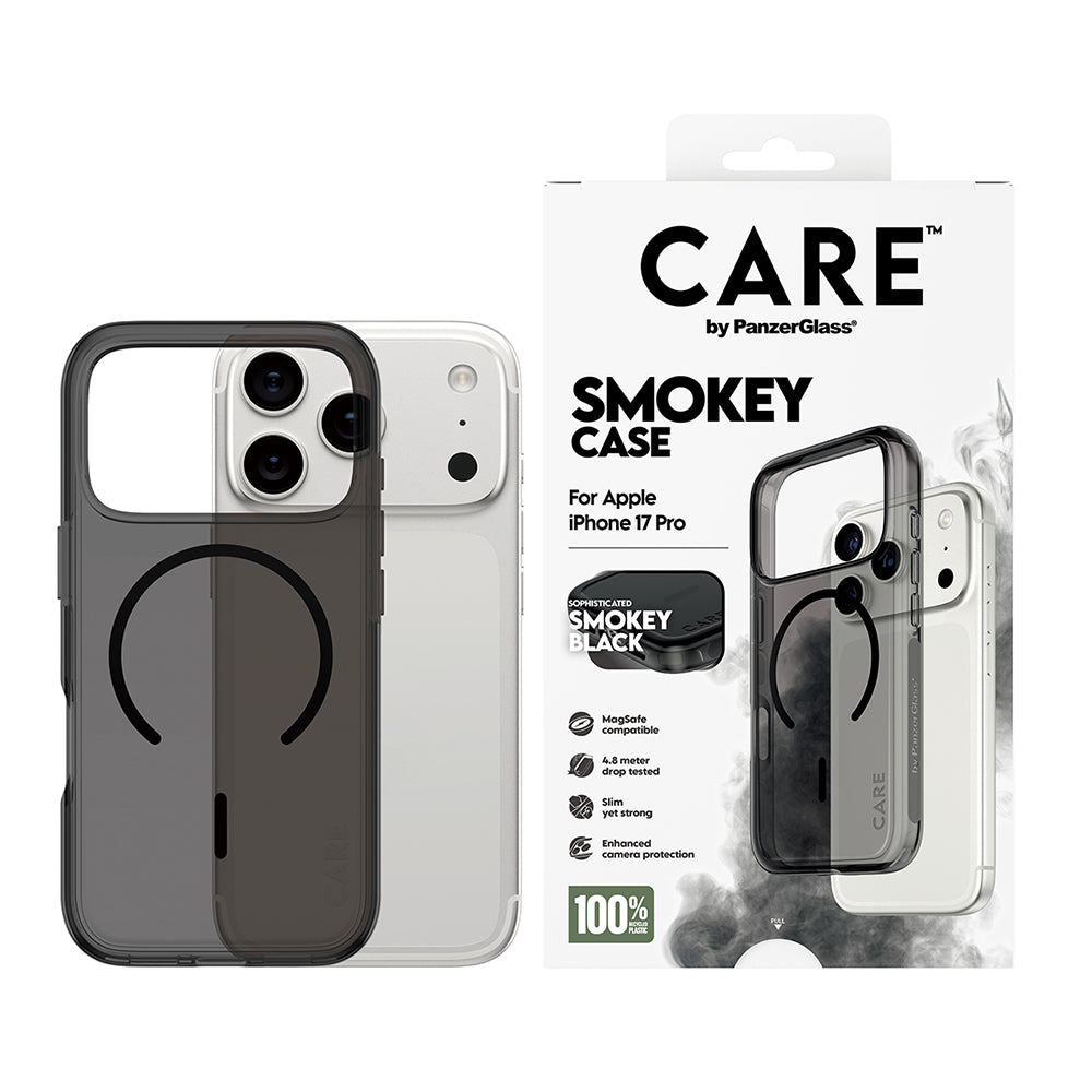 MagSafe Case for Apple iPhone 17 Pro, PanzerGlass, Urban Explorer Care, Black