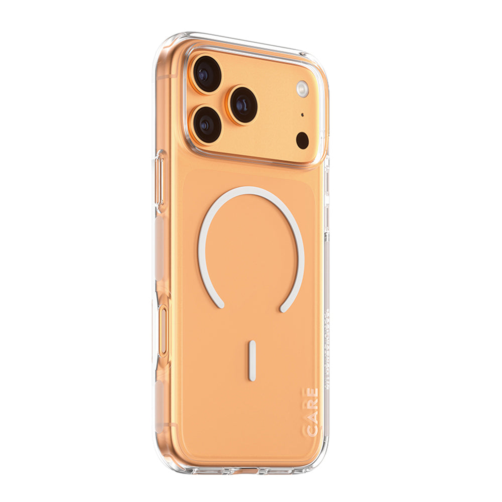 MagSafe Case for Apple iPhone 17 Pro, PanzerGlass, Urban Explorer Care, White Transparent
