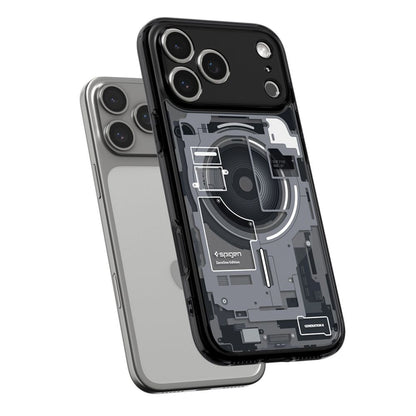 MagSafe Case for Apple iPhone 17 Pro, Spigen, Ultra Hybrid Zero One, Black