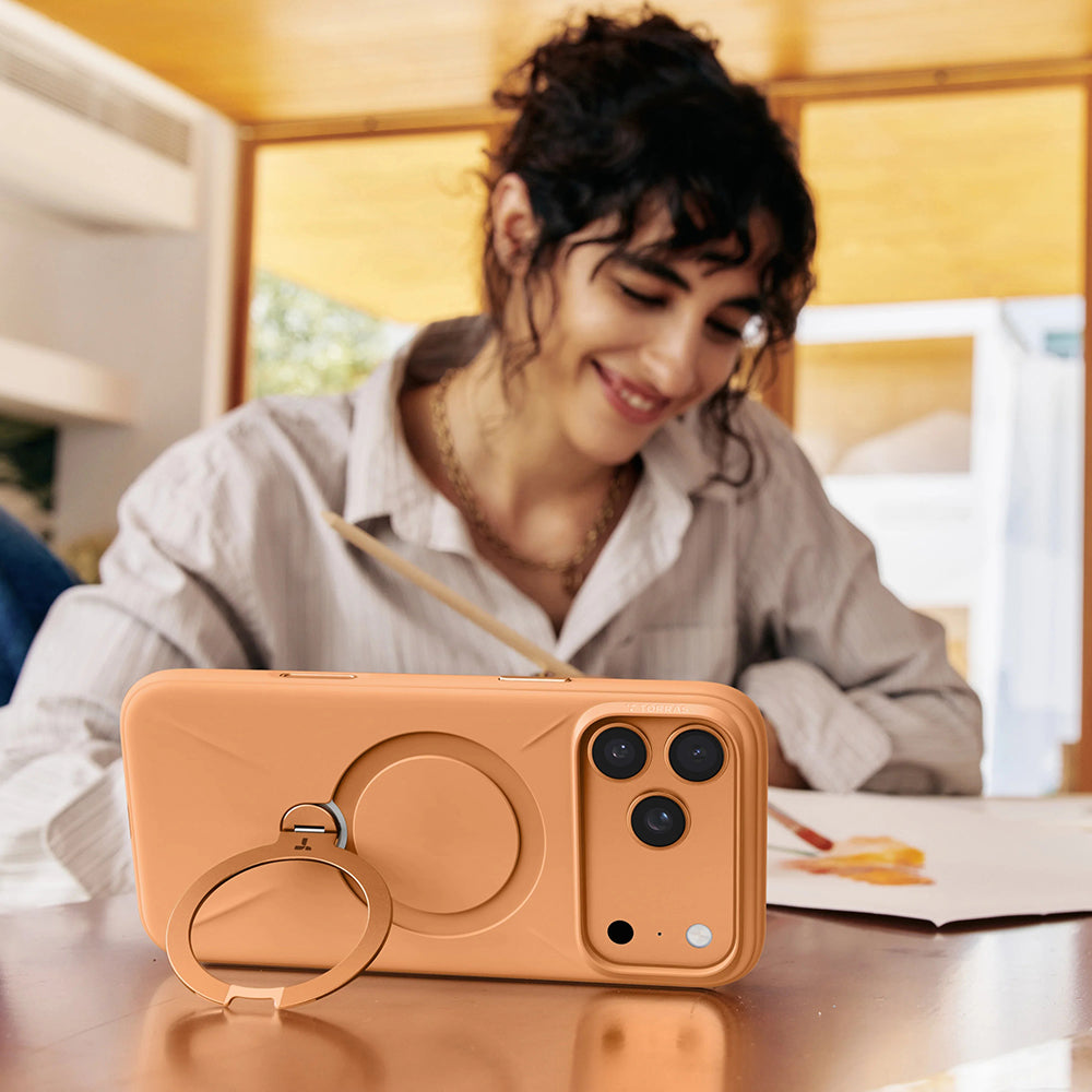 MagSafe Case for Apple iPhone 17 Pro, Torras, QPRO Silicone, Gold