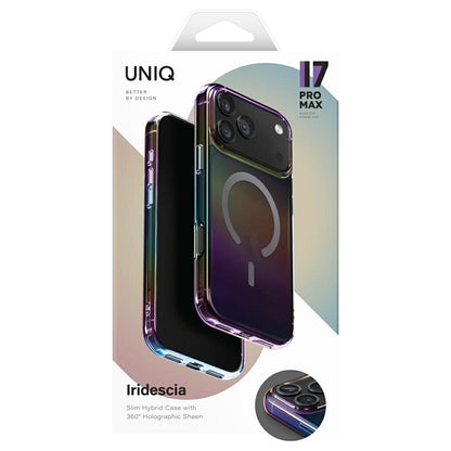 MagSafe Case for Apple iPhone 17 Pro, UNIQ, Iridescia MagClick, Aurora