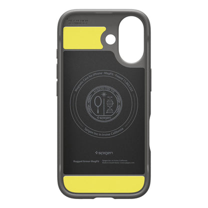 MagSafe Case for Apple iPhone 17, Spigen, Rugged Armor, Gray
