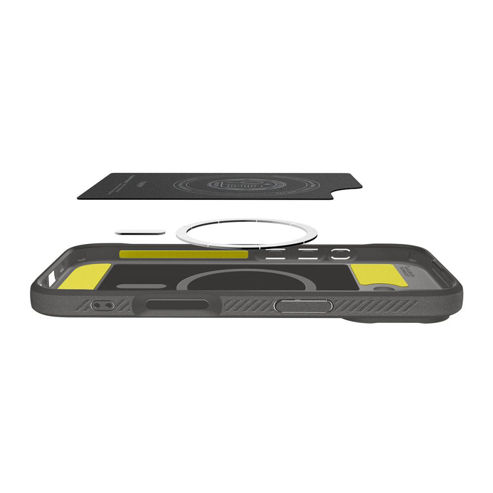 MagSafe Case for Apple iPhone 17, Spigen, Rugged Armor, Gray