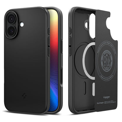 MagSafe Case for Apple iPhone 17, Spigen, Thin Fit, Black