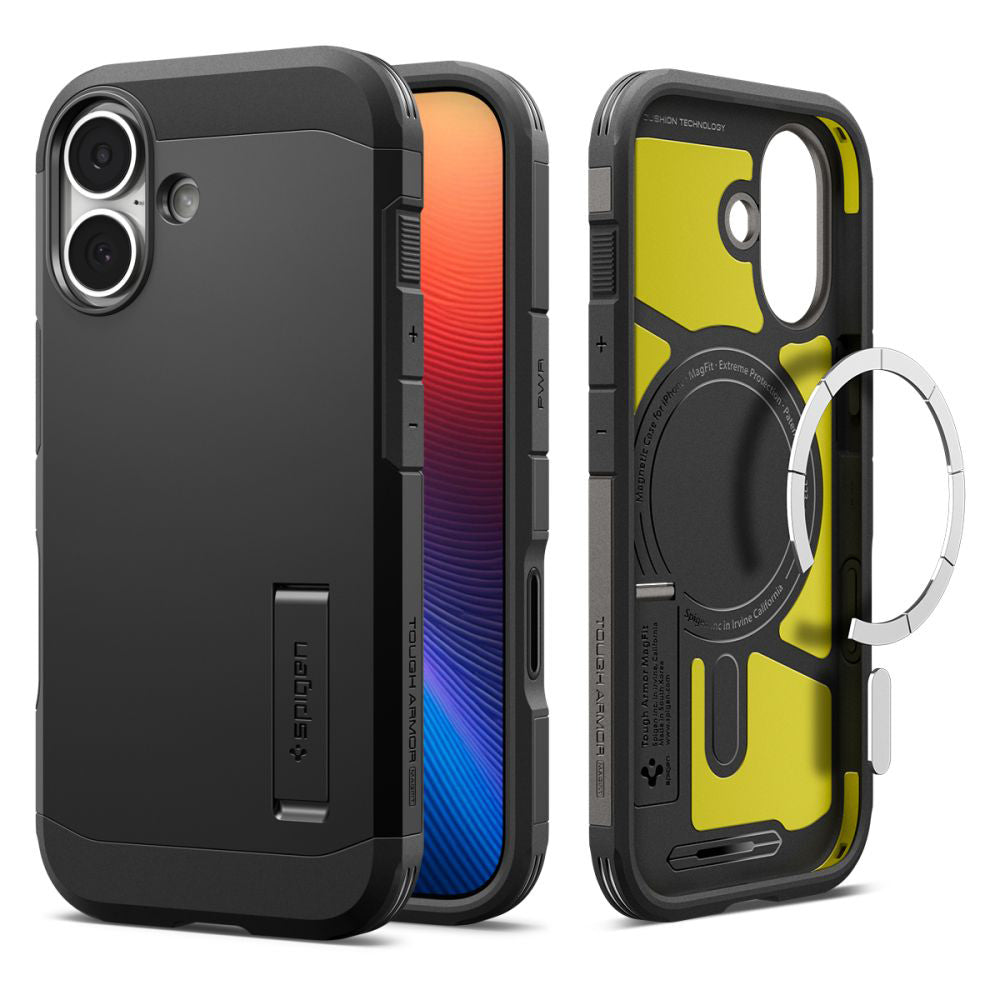 MagSafe Case for Apple iPhone 17, Spigen, Tough Armor T, Black