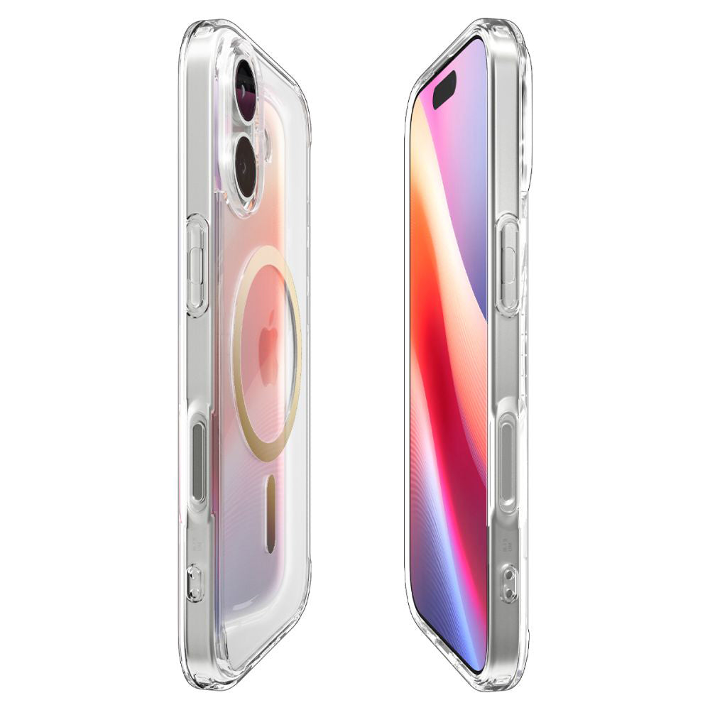 MagSafe Case for Apple iPhone 17, Spigen, Ultra Hybrid, Transparent Gold