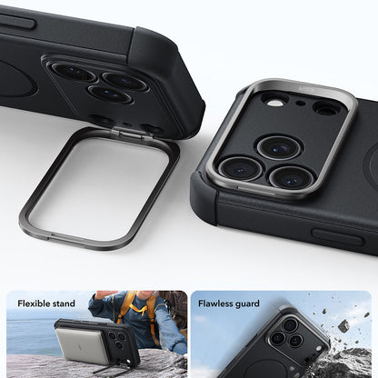 MagSafe Case for Apple iPhone 18 Pro / 17 Pro, ESR, Cyber Armor Kickstand, Black