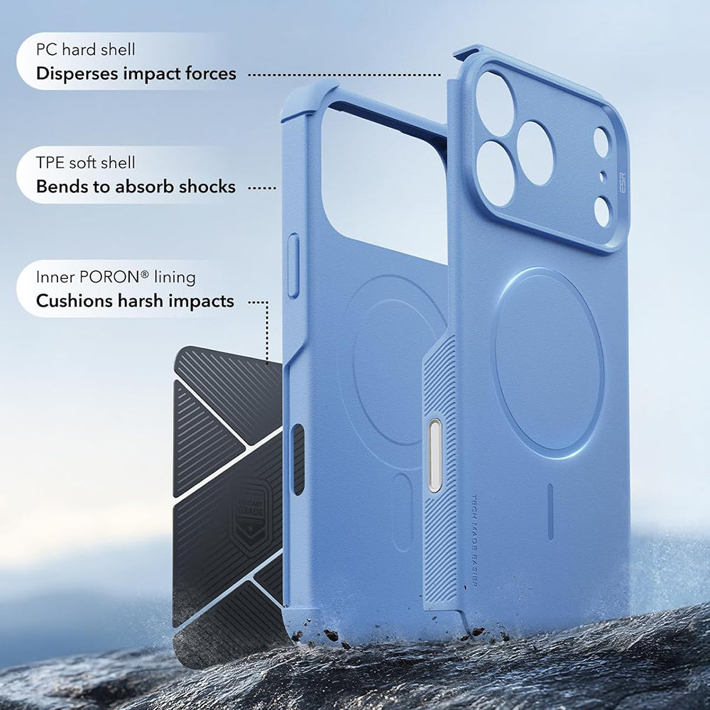 MagSafe Case for Apple iPhone 18 Pro / 17 Pro, ESR, Cyber, Blue