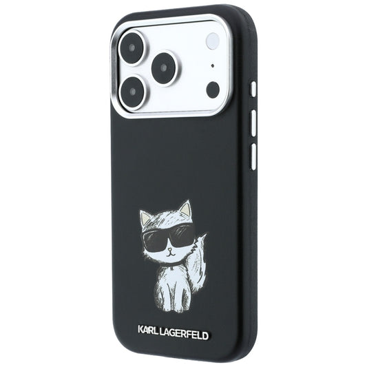 MagSafe Case for Apple iPhone 18 Pro / 17 Pro, Karl Lagerfeld, Choupette Sketch, Black