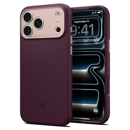 MagSafe Case for Apple iPhone 18 Pro / 17 Pro, Spigen, Caseology Nano Pop, Burgundy ACS12179