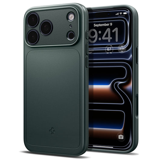 MagSafe Case for Apple iPhone 18 Pro / 17 Pro, Spigen, Thin Fit, Green ACS12145