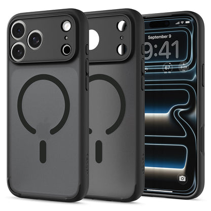 MagSafe Case for Apple iPhone 18 Pro / 17 Pro, Spigen, Ultra Hybrid, Matte Black ACS12160